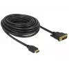 Adattatore per cavo video DeLOCK 85657 10m HDMI Type-A DVI nero