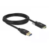 Cavo USB DeLOCK 84019 2 m USB 3.2 Gen 1 USB A USB C nero