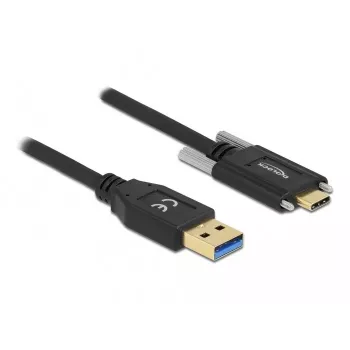 Cavo USB DeLOCK 84019 2 m USB 3.2 Gen 1 USB A USB C nero