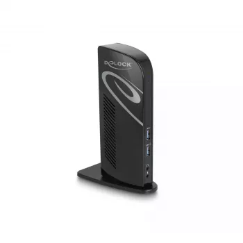 Docking station USB DeLOCK Dual DisplayPort 4K USB 3.2 LAN audio