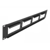 Patch panel DeLOCK Easy 45 19 pollici 4 x 90,5 x 45,2 mm 2U nero