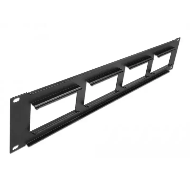 Patch panel DeLOCK Easy 45 19 pollici 4 x 90,5 x 45,2 mm 2U nero