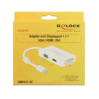Cavo DeLOCK 0,16 m DisplayPort VGA HDMI DVI