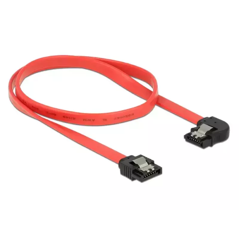 Cavo SATA DeLOCK 83964 0,5 m nero rosso