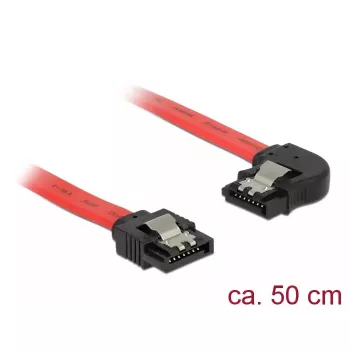Cavo SATA DeLOCK 83964 0,5 m nero rosso