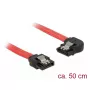 Cavo SATA DeLOCK 83964 0,5 m nero rosso