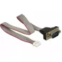 Cavo seriale DeLOCK 89632 nero grigio rosso 0,3 m DB-9
