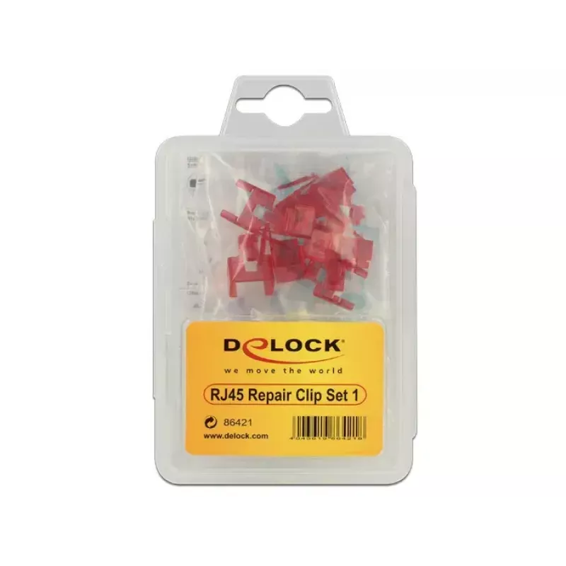Fermacavo DeLOCK 86421 RJ45 multicolore 40 pz.