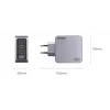 Caricabatterie Ugreen Nexode Pro 160W GaN con cavo USB-C universale nero, grigio AC ricarica rapida per interni