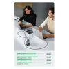 Caricabatterie Ugreen Nexode Pro 160W GaN con cavo USB-C universale nero, grigio AC ricarica rapida per interni