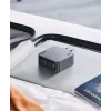 Caricabatterie Ugreen Nexode Pro 160W GaN con cavo USB-C universale nero, grigio AC ricarica rapida per interni