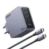 Caricabatterie Ugreen Nexode Pro 160W GaN con cavo USB-C universale nero, grigio AC ricarica rapida per interni