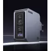 Caricabatterie Ugreen Nexode Pro 160W GaN con cavo USB-C universale nero, grigio AC ricarica rapida per interni