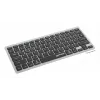 Tastiera wireless dual-mode ultra sottile Manhattan, layout QWERTZ tedesco, Bluetooth (v3.0) e wireless (2,4 GHz), 78 tasti piatti a forbice, gestione automatica dell'energia, portata 10 m, micro-ricevitore USB-A, batteria AAA (inclusa), Windows e Mac, tre anni di garanzia