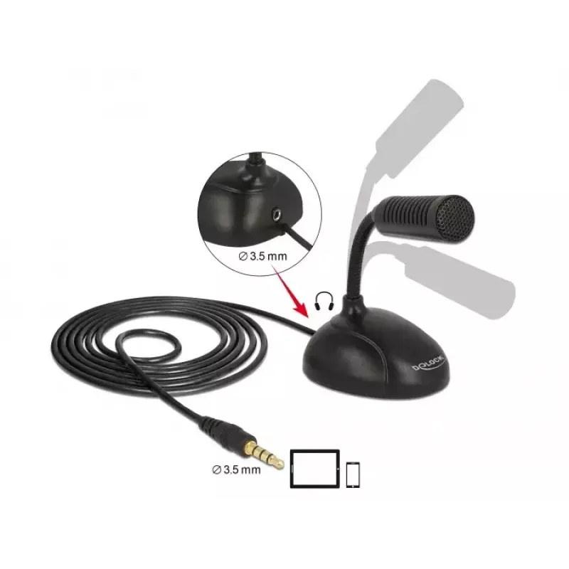 Microfono per cellulare DeLOCK 65872