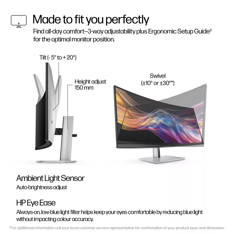 Monitor HP Series 7 Pro 37,5 pollici WQHD+ Thunderbolt 4 - 738pu