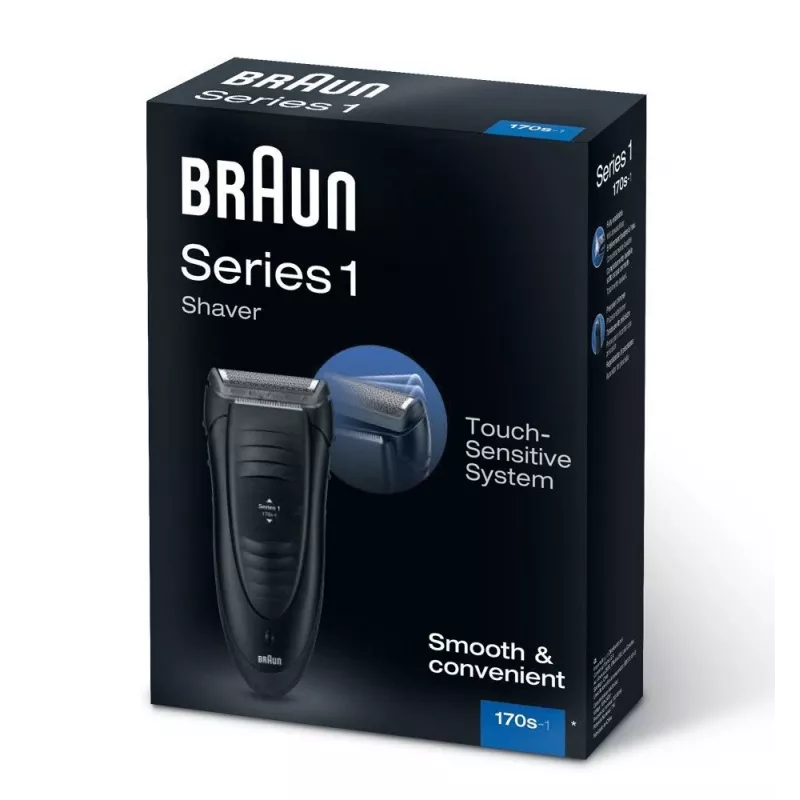 Braun Series 1 -170 rasoio a lamina trimmer nero