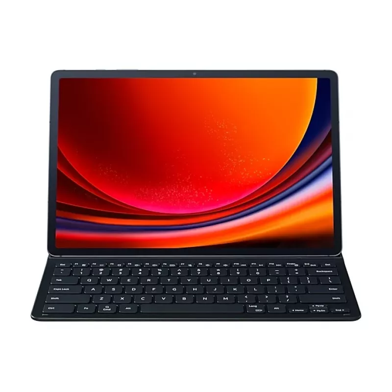 Tastiera per tablet Samsung EF-DX810BBGGDE per Galaxy Tab S9+ — layout QWERTZ tedesco, docking Pogo-Pin, nero