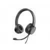 Cuffie CONCEPTRONIC POLONA05BC — stereo USB-C, microfono con cancellazione del rumore, sovraurali, cavo 2 m, 20–22000 Hz, nero