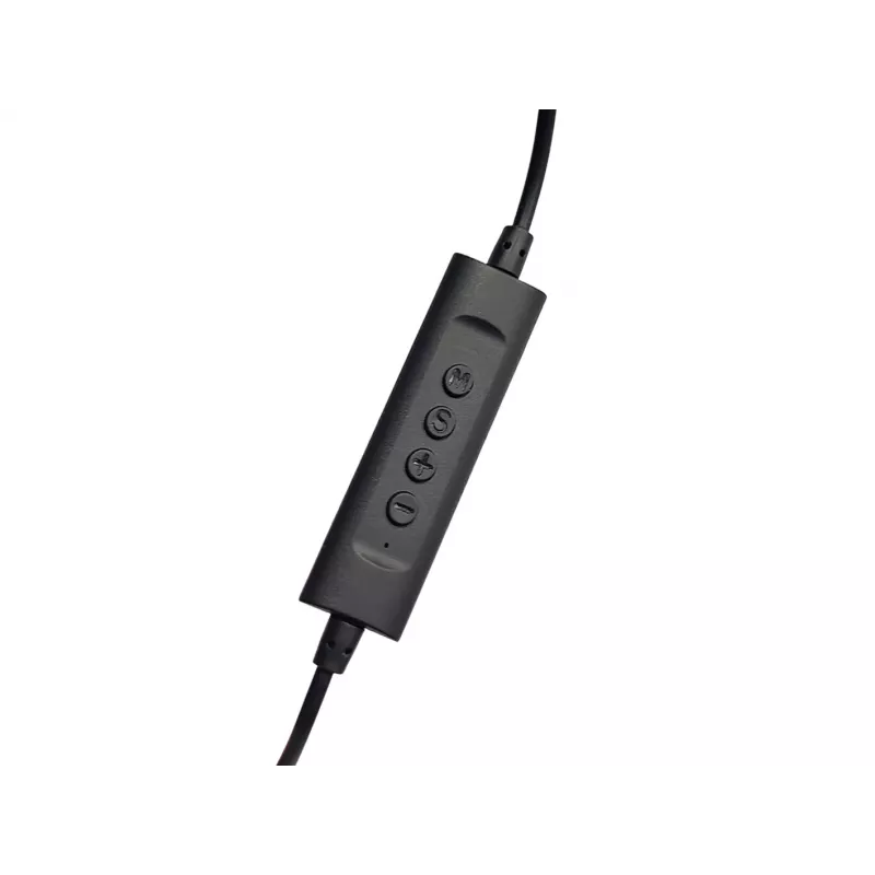 Cuffie CONCEPTRONIC POLONA05BC — stereo USB-C, microfono con cancellazione del rumore, sovraurali, cavo 2 m, 20–22000 Hz, nero