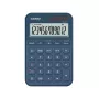 Calcolatrice da tavolo base CASIO MS-20YC — 12 cifre, funzioni tasse e margine, batteria/solare, blu navy