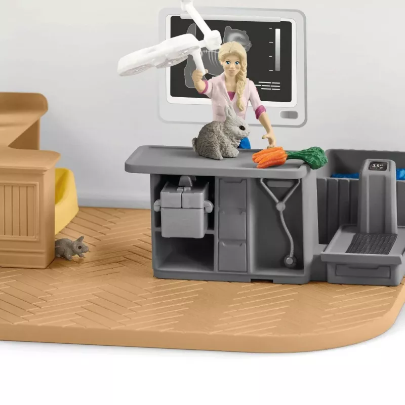 Ambulatorio veterinario con animali Schleich 42502
