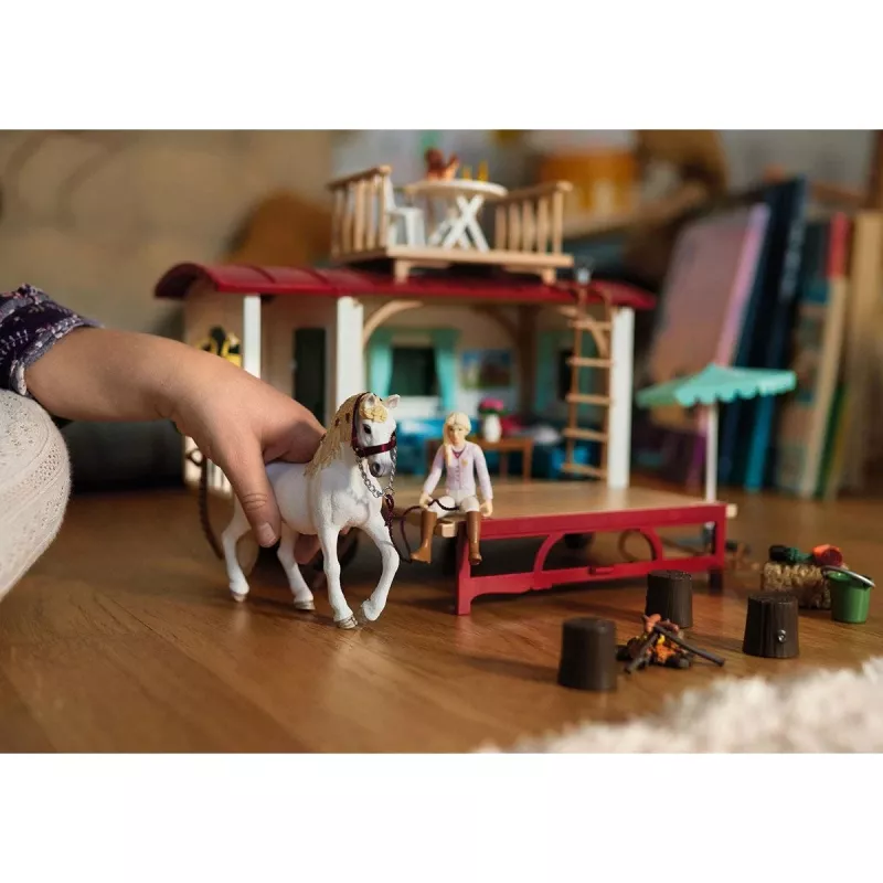 Caravan Schleich HORSE CLUB 42593 per riunioni segrete del club
