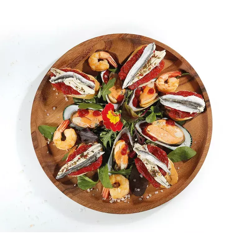 Piatto da portata Zassenhaus piatto snack legno rotondo 30 cm