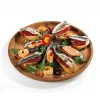 Piatto da portata Zassenhaus piatto snack legno rotondo 30 cm