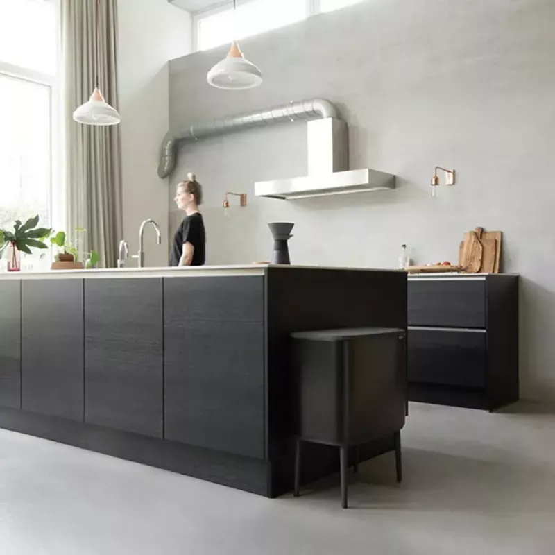 Cestino Brabantia 315824 36L rettangolare plastica nero
