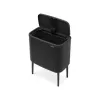 Cestino Brabantia 315824 36L rettangolare plastica nero