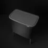 Cestino Brabantia 316203 34L rettangolare acciaio nero