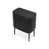 Cestino Brabantia 316203 34L rettangolare acciaio nero