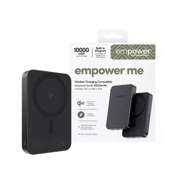 Powerbank portatile PanzerGlass empower™ 10000mAh Space Black, 0,245 kg