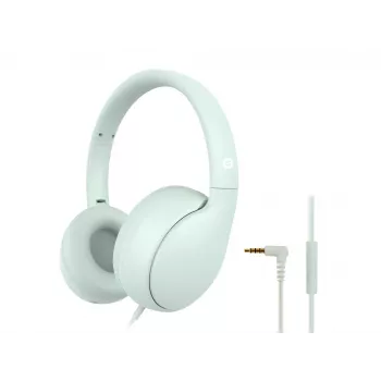 Cuffie per bambini cablate CONCEPTRONIC PARRIS04GT — 3,5 mm, circumaurali, 20–20000 Hz, cavo 1,6 m, verde chiaro