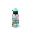 EMSA 518138 Kids Set Monster, borraccia da 0,4 l con porta pranzo, turchese