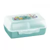 EMSA 518138 Kids Set Monster, borraccia da 0,4 l con porta pranzo, turchese