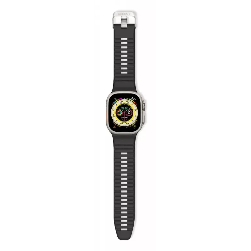 Cinturino Decoded Ultra Traction Strap per smartwatch, nero, silicone, 1 pz.