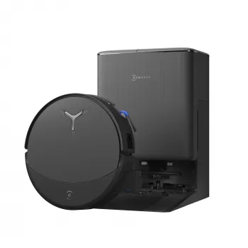 Robot aspirapolvere Ecovacs DEEBOT T90 PRO OMNI — contenitore polvere senza sacchetto 0,25 L, autonomia 350 min, Li‑Ion 4000 mAh, nero