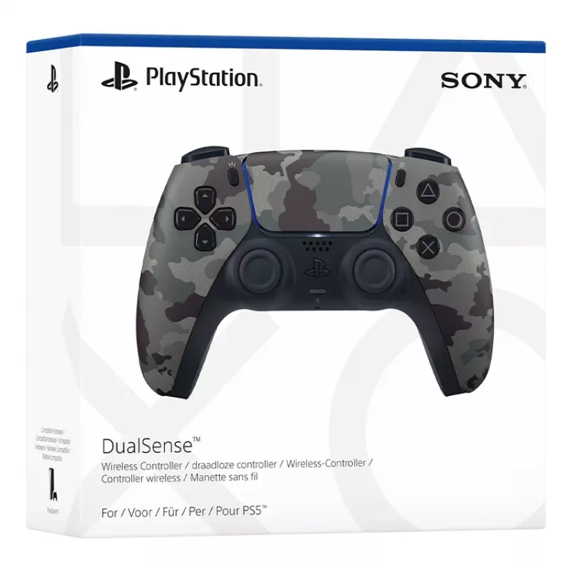 Gamepad Sony DualSense v3 Camouflage – Bluetooth/USB, PS5, batteria ricaricabile integrata, USB‑C, 160×106×66 mm