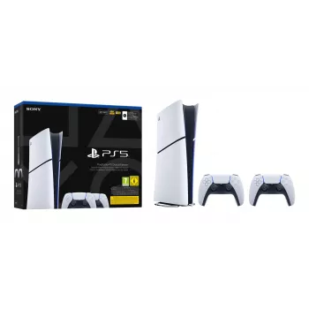 Console Sony PlayStation 5 slim Digital 825 GB SSD, Wi‑Fi, Bluetooth, HDMI 2.1, bianco/nero