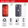 Displex Screen Protector + Case per Apple iPhone 15 Pro Max, cornice di montaggio Eco, antigraffio