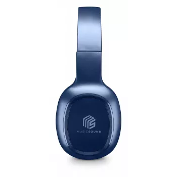 Music Sound Basic cuffie on-ear Bluetooth con telecomando e microfono