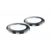 Cellularline anello lente fotocamera - iPhone 16/16 Plus vetro temperato per protezione fotocamera