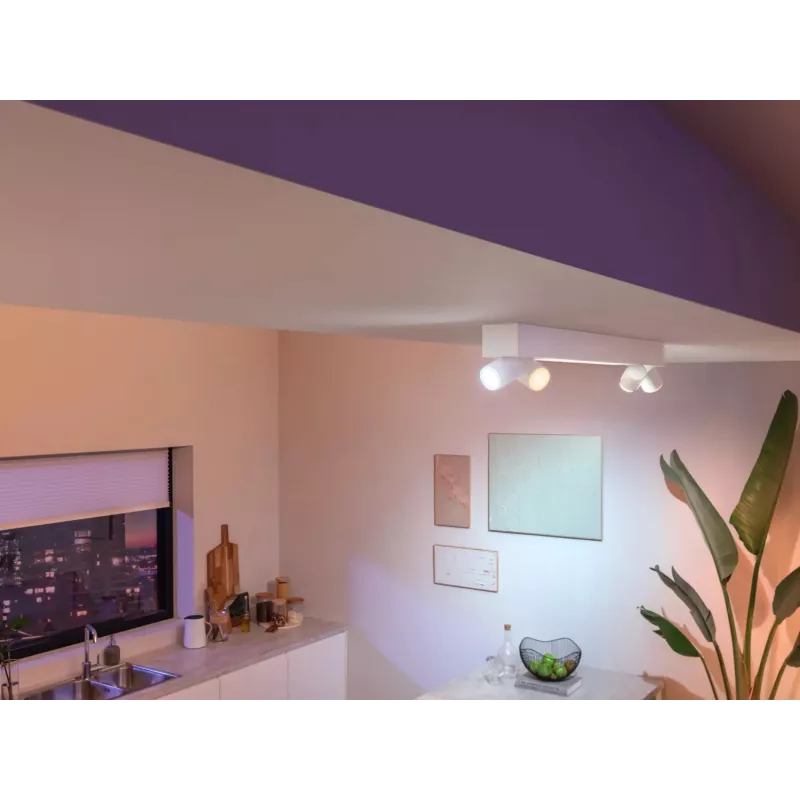Philips Hue White and colour ambience Centris plafoniera 4 faretti