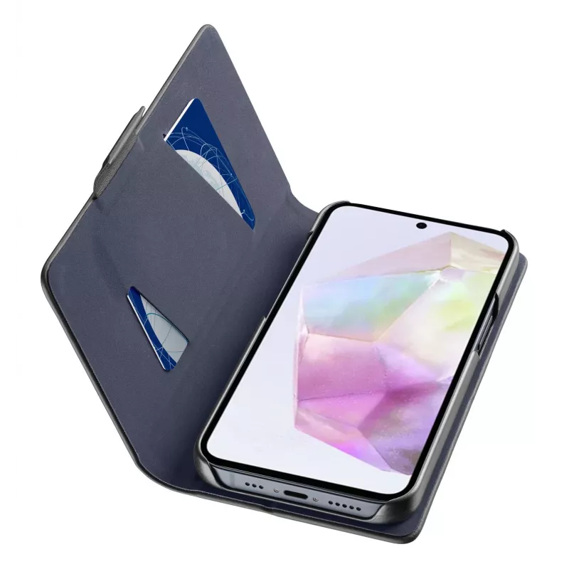 Cellularline Book - Galaxy A36/A56 custodia a libro con porta carte e chiusura magnetica