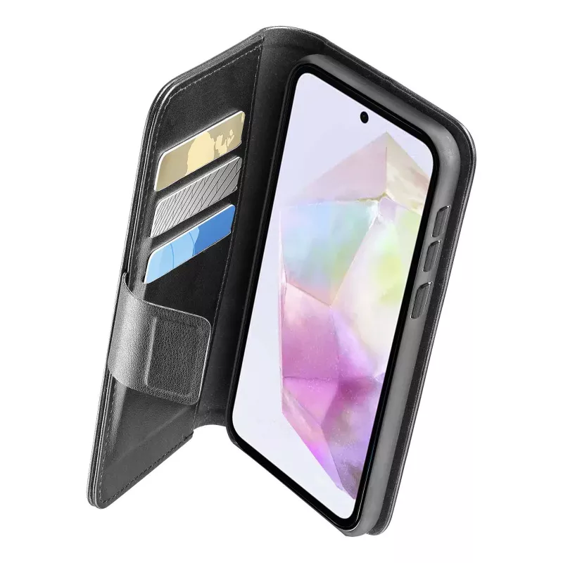 Cellularline Book Agenda – Galaxy A36/A56 custodia a libro in similpelle con chiusura magnetica