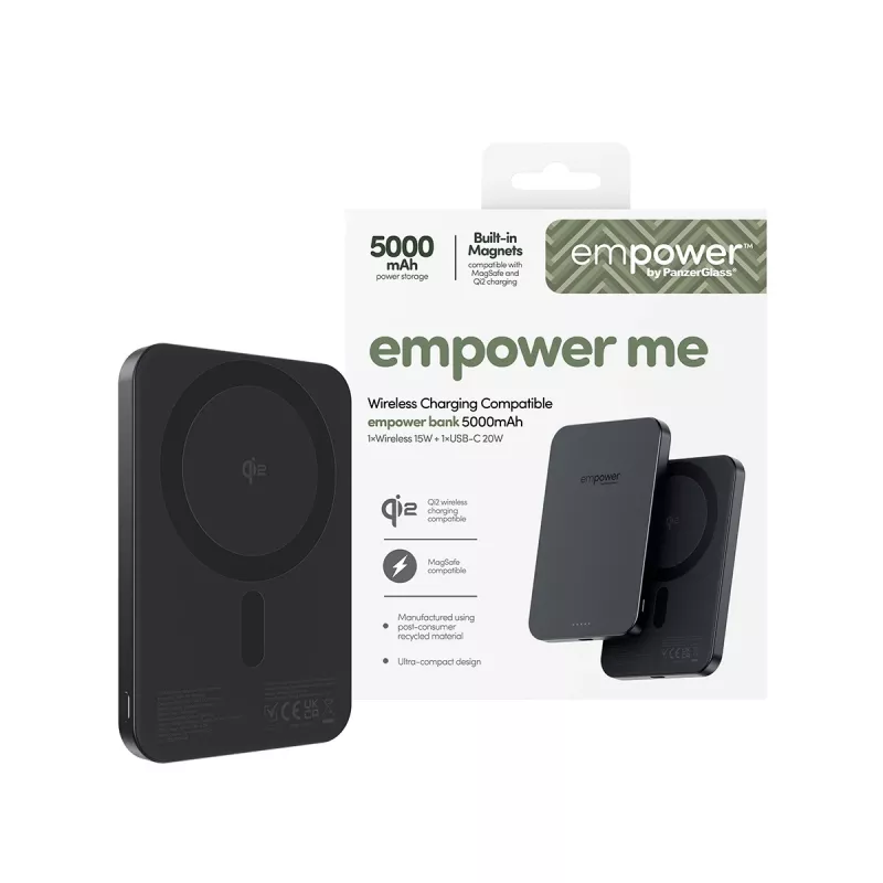 Powerbank PanzerGlass empower™ 5000mAh Space Black caricabatterie portatile
