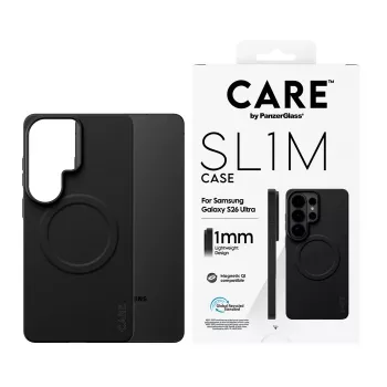 Custodia protettiva PanzerGlass CARE SL1M per Samsung Galaxy S26 Ultra, nero