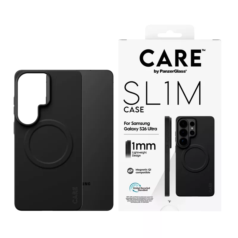Custodia protettiva PanzerGlass CARE SL1M per Samsung Galaxy S26 Ultra, nero